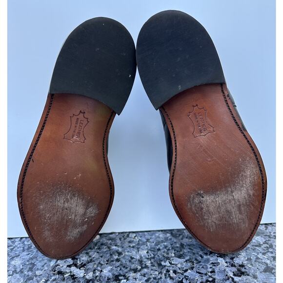 Vintage Hanover Leather Cushioned Dress Shoes Brown Men\'s Size 11